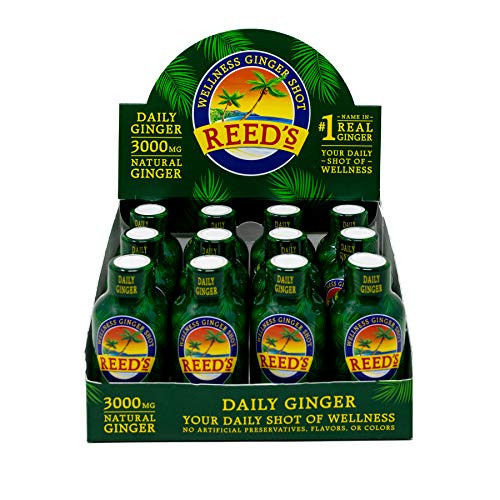 Reeds Daily Ginger Shot Great Tasting Wellness Ginger Shot for Immune Boosting Support 122oz Bottles