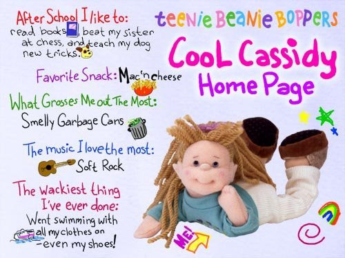 Ty Teenie Beanie Bopper  Cool Cassidy