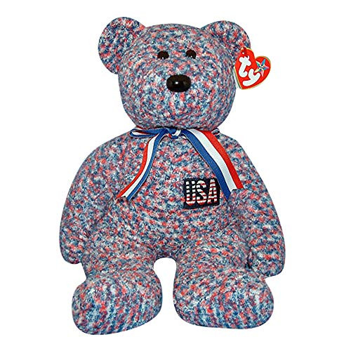 1 X TY Beanie Buddy  USA the Bear