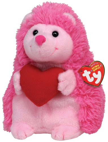 Ty Beanie Baby Smitten  Hedgehog with Heart