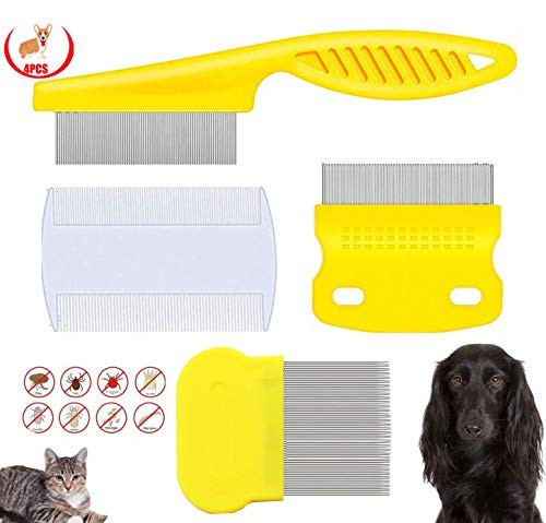 weback flea Comb for Cats Dogs Pets Best Grooming Tools Set 4 Pcs Dogs Lice CombsPets Cat Lice Combs weback flea Comb for Cats Dogs Pets Best Grooming Tools Set 4 Pcs Dogs Lice CombsPets Cat Lice Combs