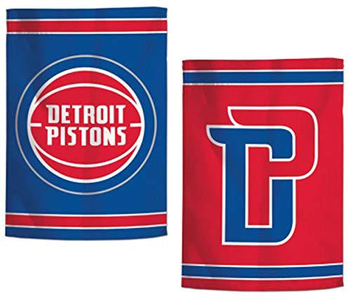WinCraft NBA Detroit Pistons Garden Flag 125 x 18 inches 2 Sided Print