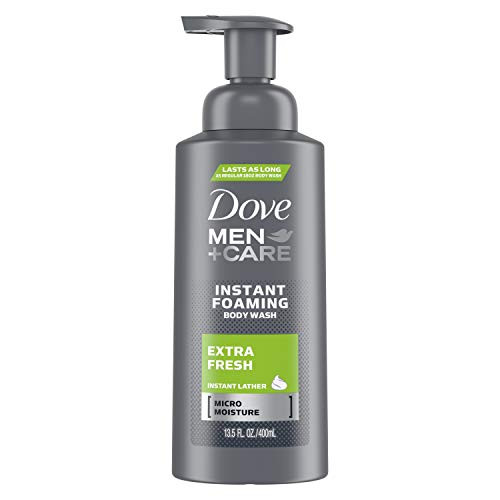 Dove MenCare Foaming Body Wash to Hydrate Skin Extra Fresh Effectively Washes Away Bacteria While Nourishing Your Skin 135 oz