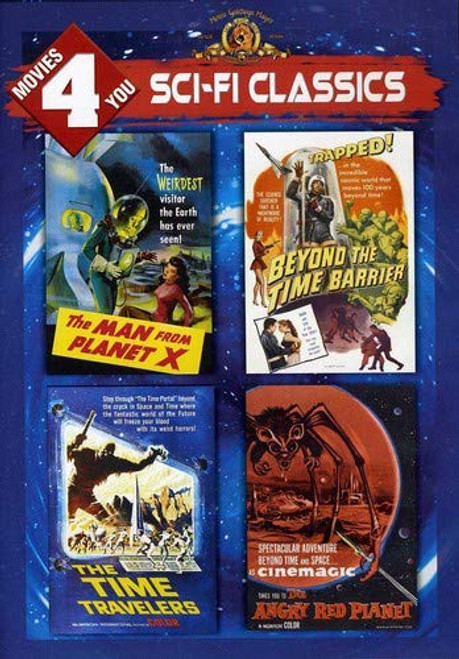 Movies 4 You Sci Fi Classics The Man from Planet X Beyond the Time Barrier The Time Travelers The Angry Red Planet Movies 4 You Sci Fi Classics The Man from Planet X Beyond the Time Barrier The Time Travelers The Angry Red Planet