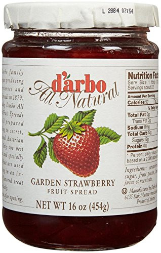 Darbo all Natural Fruit Spread Strawberry 16 Ounce