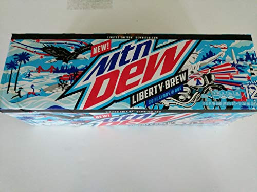 Mtn Dew Liberty Brew 12oz Cans 12 Pack