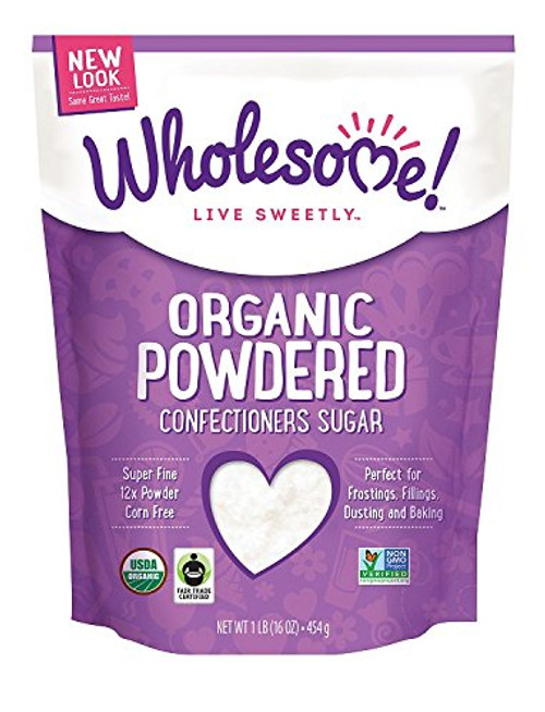 Wholesome Sweeteners Organic Powdered Sugar 16 oz Wholesome Sweeteners Organic Powdered Sugar 16 oz