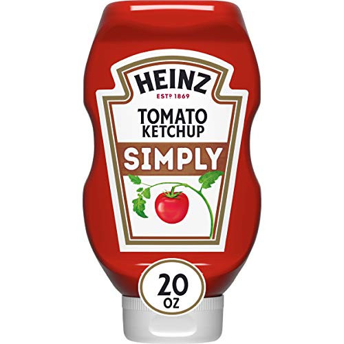 Heinz Simply Tomato Ketchup 20 oz Bottles Pack of 12