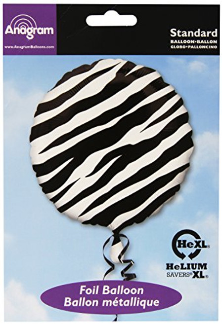 Mayflower Distributing Zebra Print Foil Balloon Mayflower Distributing Zebra Print Foil Balloon