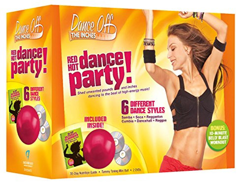 Dance Off the Inches Red Hot Dance Party Kit