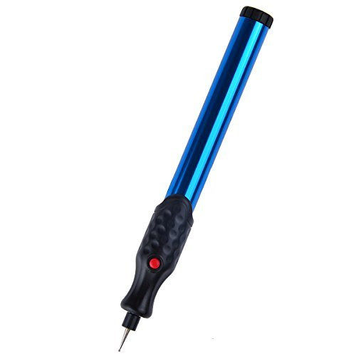 FOLAI Electric Engraving Engraver Pen Carve Tool For DIY Jewellery Jewelry Metal Glass - (Cordless Precision Engraver with Diamond Tip Bit)