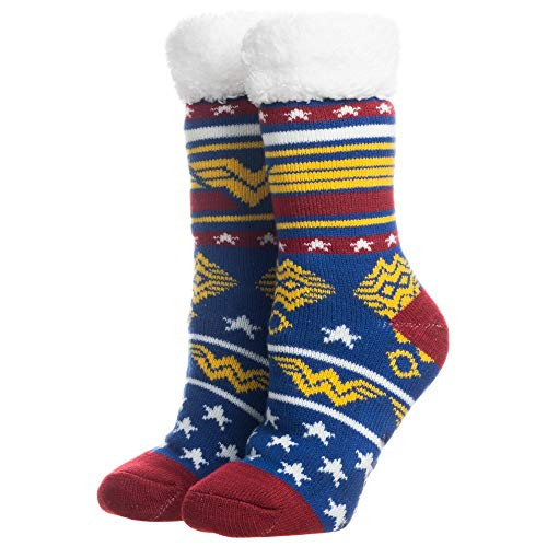 DC Comics Wonder Woman Cozy Slipper Socks DC Comics Wonder Woman Cozy Slipper Socks