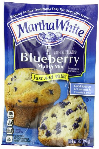 Martha White Blueberry Flavored Muffin Mix 7Ounce Pack of 12