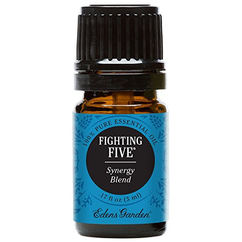 Edens Garden Fighting Five Essential Oil Synergy Blend 100 Pure Therapeutic Grade Cold Flu Detox 5 ml Edens Garden Fighting Five Essential Oil Synergy Blend 100 Pure Therapeutic Grade Cold Flu Detox 5 ml