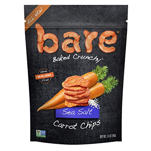 bare Snacks Baked Crunchy Carrot Chips Sea Salt 14 Oz