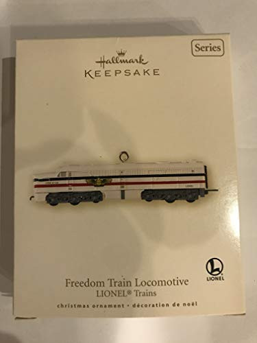 Hallmark Keepsake Ornament Lionel Trains Series  Freedom Train Locomotive 2007