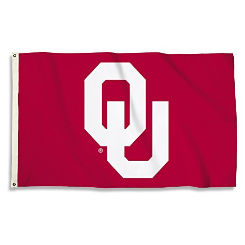 NCAA Oklahoma Sooners 3 X 5 Foot Flag with Grommets Cardinal