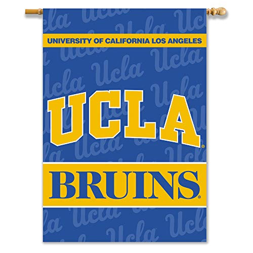 NCAA UCLA Bruins 2Sided 28by40 inch House Banner With Pole Sleeve NCAA UCLA Bruins 2Sided 28by40 inch House Banner With Pole Sleeve
