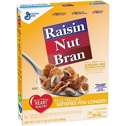 Raisin Nut Bran Cereal with Whole Grain Flakes 171 oz