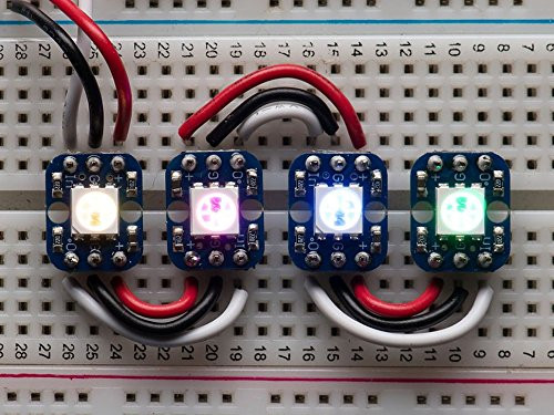 Breadboard-friendly RGB Smart NeoPixel - Pack of 4 [ADA1312]