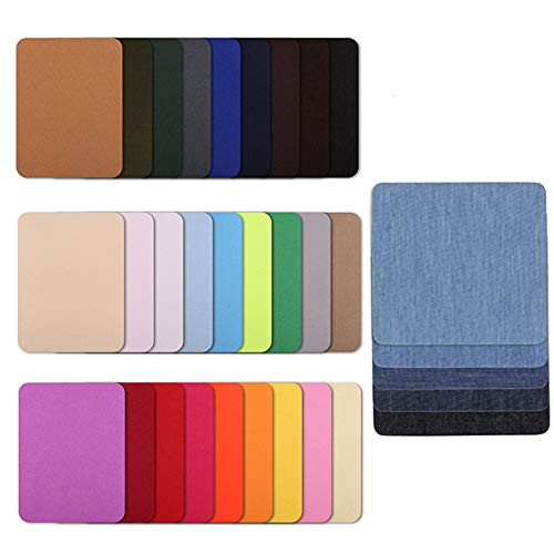 Iron Patches 32 Pcs Colorful Iron On Patches for Clothing Jeans Clothing Repair Colorful Iron Patches