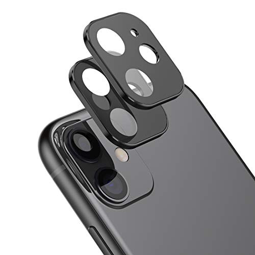 2 Pack Camera Lens Screen Protector for iPhone 11 61Ultra Thin High Definition BubbleFree AntiScratch Fingerprint Tempered Glass Camera Lens Protector for iPhone 11 612019Black