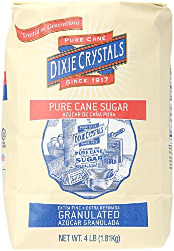 Imperial Sugar Dixie Crystals Pure Cane Sugar 4 lb