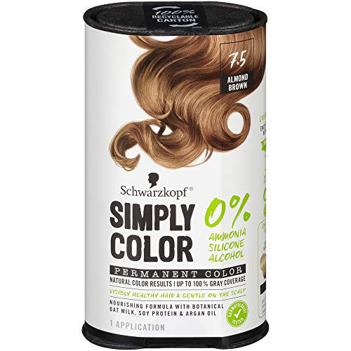 Schwarzkopf Simply Color Permanent Hair Color 75 Almond Brown
