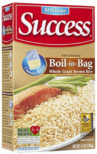 Success Boil in Bag Whole Grain Brown Rice 14 oz 4 ct  2 Pack