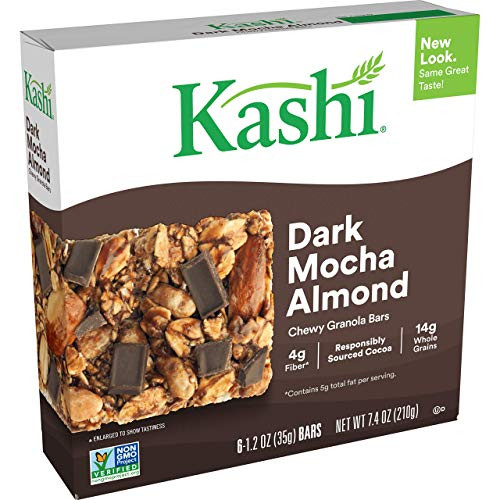 Kashi Co Bar Granola Chewy Dark Mocha Almond 12 Ounce 6 Count
