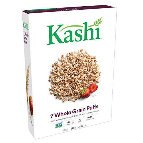 Kashi Breakfast Cereal 7 Whole Grain Puffs NonGMO Project Verified 65 oz Kashi Breakfast Cereal 7 Whole Grain Puffs NonGMO Project Verified 65 oz
