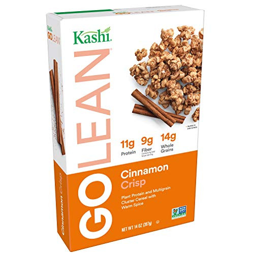 Kashi GO Cinnamon Crisp Breakfast Cereal NonGMO Project Verified Project Verified Vegan 14 Oz Box Pack of 4 Boxes Kashi GO Cinnamon Crisp Breakfast Cereal NonGMO Project Verified Project Verified Vegan 14 Oz Box Pack of 4 Boxes