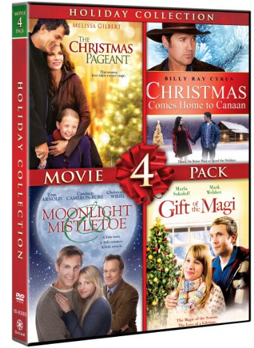 Holiday Collection Movie 4 Pack Christmas Comes Home To Canaan Moonlight  Mistletoe The Christmas Pageant Gift Of The Magi