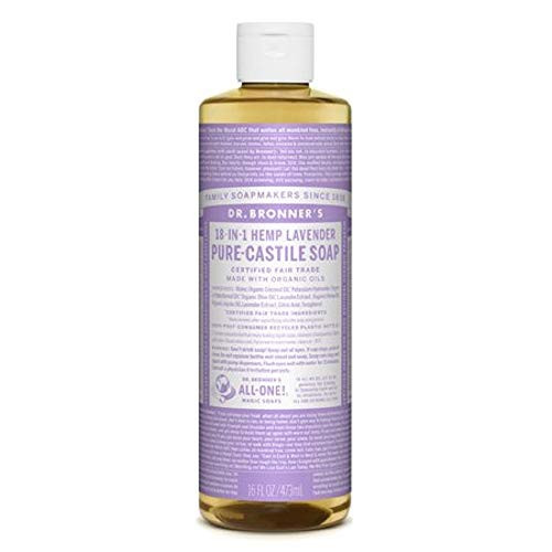 Dr Bronners Magic Soap All One Csla1676416 16 Oz Lavender Dr Bronners Pure Castile Liquid Soaps