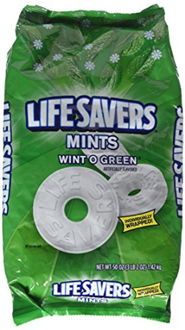 LifeSavers Wint O Green Mints 50 oz bag LifeSavers Wint O Green Mints 50 oz bag