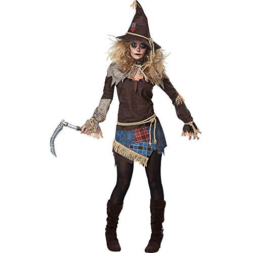 California Costumes Womens Creepy Scarecrow Adult Woman Costume Brown Extra Large California Costumes Womens Creepy Scarecrow Adult Woman Costume Brown Extra Large