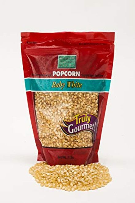 Wabash Valley Farms Popcorn Kernels Baby White HullLess 2 lb Wabash Valley Farms Popcorn Kernels Baby White HullLess 2 lb