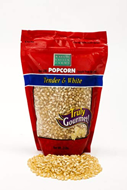 Wabash Valley Farms Popcorn Kernels Tender White 2 lb Wabash Valley Farms Popcorn Kernels Tender White 2 lb