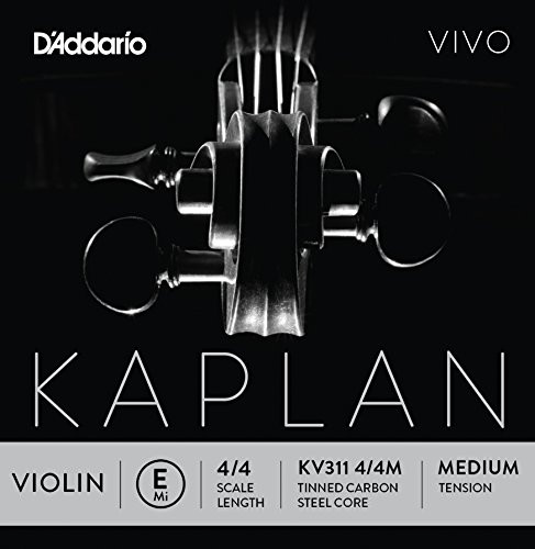 DAddario Kaplan Vivo Violin E String 44 Scale Medium Tension