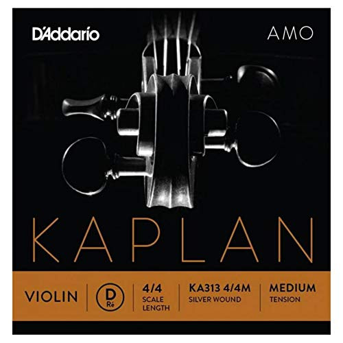 DAddario Kaplan Amo Violin D String 44 Scale Medium Tension