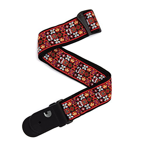 Planet Waves 50E03 Woven Guitar Strap Red Saugerties