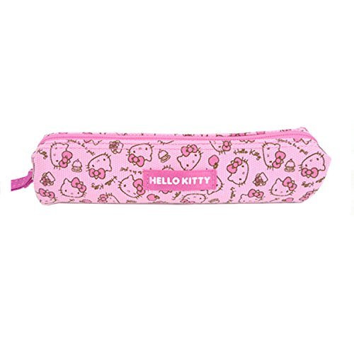 Sanrio Licenced Hello Kitty Soft Pen Pencil Case Pouch (Pink)