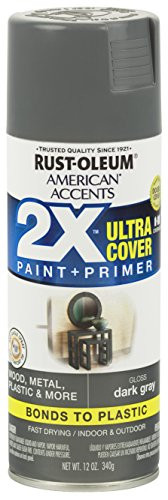 RustOleum 327886 American Accents Spray Paint 12 Oz Gloss Dark Gray
