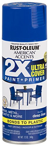 RustOleum 3278786 PK American Accents Spray Paint Gloss Deep Blue