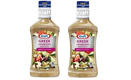 Kraft Greek Vinaigrette Dressing Pack of 2 16 oz Bottles Kraft Greek Vinaigrette Dressing Pack of 2 16 oz Bottles