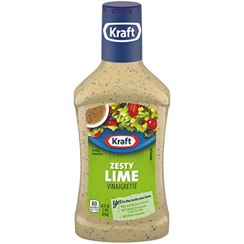 Kraft Salad Dressing Zesty Lime Vinaigrette 16 oz Kraft Salad Dressing Zesty Lime Vinaigrette 16 oz