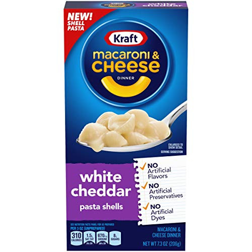 Kraft White Cheddar Macaroni and Cheese Meal 73 oz Boxes Pack of 24