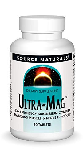 Source Naturals UltraMag HighEfficiency Magnesium Complex  Maintains Muscle  Nerve Function  60 Tablets