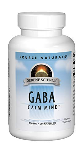 Source Naturals Serene Science GABA 750 mg Calm Mind  90 Capsules