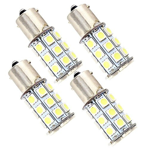 (Pack of 4) 1156 7506 1003 1141 1073 BA15S 1095 1073 LED Bulbs with Projector Interior RV Camper light,Back Up Reverse Lights,Tail Lights,Brake lights Xenon White 6000K